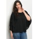  BLACK PLUS SIZE TOP 